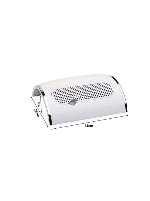 Manikűr porelszívó 40W 3 ventillátorral 2 zacskóval