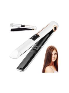 Hajsimító kerámia LCD kijelzővel, 2in1 állítható