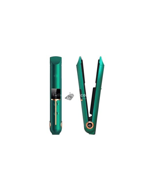 Hajsimító kerámia LCD kijelzővel, 2in1 állítható