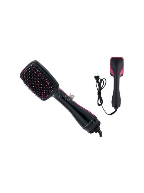 Kétfunkciós hajszárító és hajkiegyenesítő kefe - hajformázó eszköz