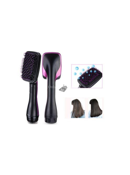 Kétfunkciós hajszárító és hajkiegyenesítő kefe - hajformázó eszköz