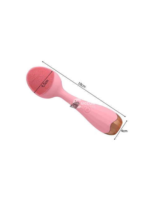 Arclemosó kefe rezgő masszírozóval - bőrápolás, arcápolás, tisztítás, szépségápolás, rezgő kefe, arctisztító