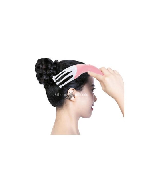 Fejbőr masszírozó fésű hajnövekedést serkentő rezgéssel