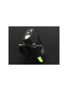 Erős bringalámpa elöl LED hátsó fény mérőóra akkumulátor 2in1