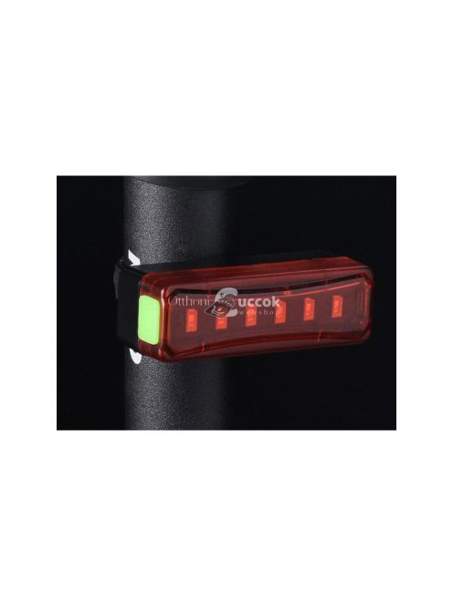 Kerékpárlámpa elöl-hátul LED kerékpár szett USB töltéssel