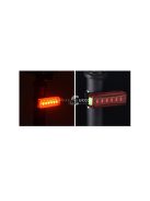 Hátsó kerékpár LED lámpa USB töltésű bicikli lámpa