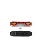 Erős hátsó LED kerékpárlámpa USB töltéssel - bicikli hátsó lámpa