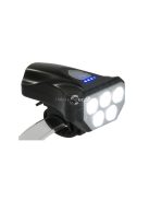 Kerékpár első lámpa 5 LED USB töltéssel - bicikli világítás