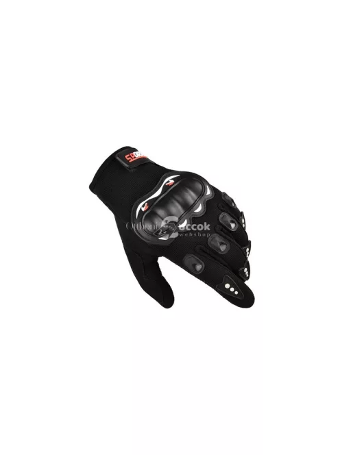 Motorkerékpár védő kesztyű érintőképernyős felülettel