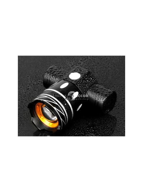 Kerékpár lámpa LED T6 szett elöl-hátul