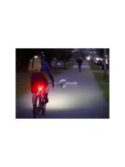 Hátsó USB LED COB kerékpár lámpa