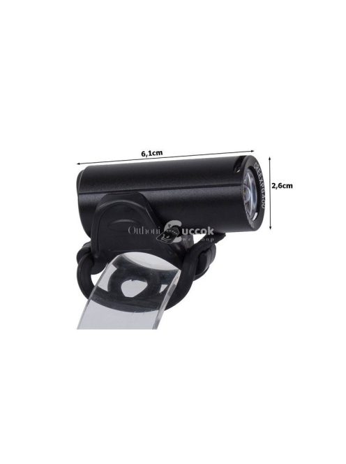 Kerékpár első lámpa LED-es fáklyával