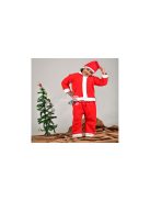 Karácsonyi Mikulás jelmez fiúknak sapka szakáll