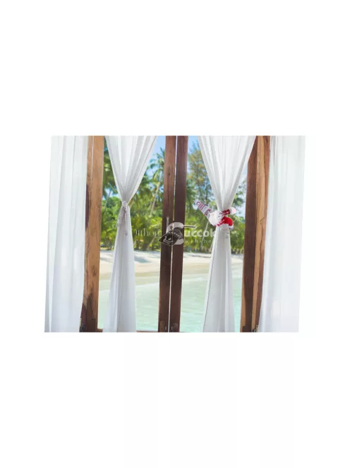 Mikulás manó manó tépőzáras függöny tartó