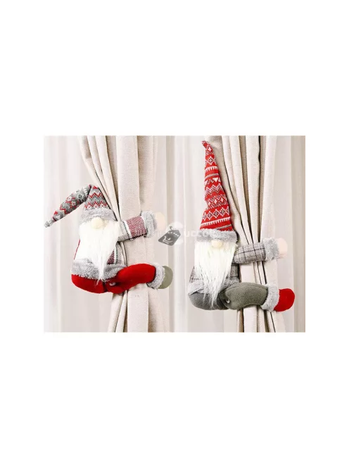 Mikulás manó manó tépőzáras függöny tartó