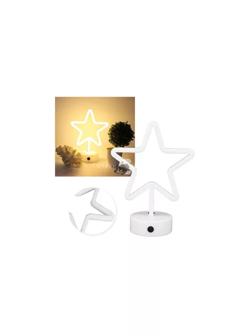 Álló csillag 100 LED karácsonyfa fény nagy USB-vel