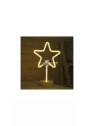 Álló csillag 100 LED karácsonyfa fény nagy USB-vel
