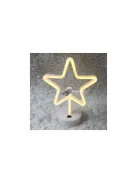 Álló csillag 100 LED karácsonyfa fény nagy USB-vel
