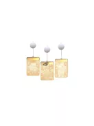 3D színes üveg ablakdísz karácsonyi fények