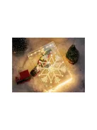 3D színes üvegablak dísz karácsonyi fények