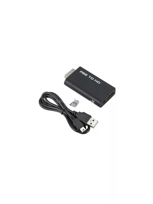 PS2 HDMI átalakító hangkonverterrel - PS2 HDMI adapter - PS2 HDMI átalakító - PS2 HDMI hangadapter - PS2 HDMI konverter