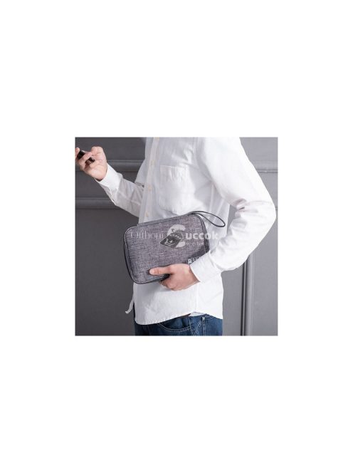 Utazó szervező táska kábelekhez és töltőkhöz