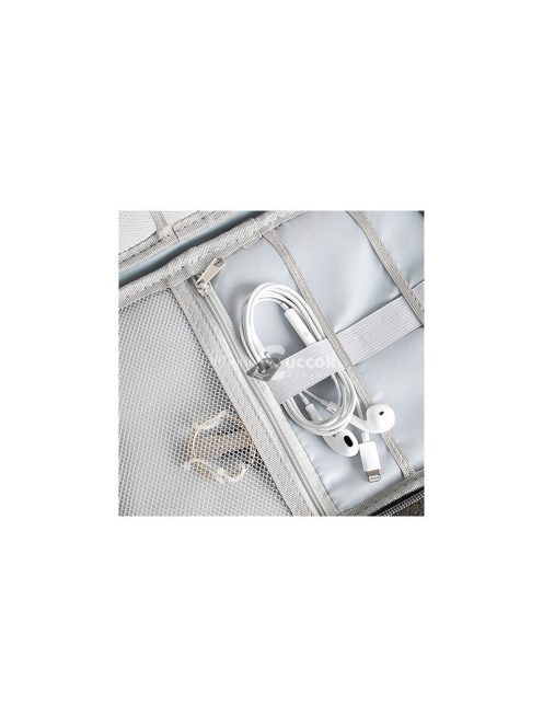 Utazó szervező táska kábelekhez és töltőkhöz