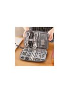 Utazó szervező táska kábelekhez és töltőkhöz