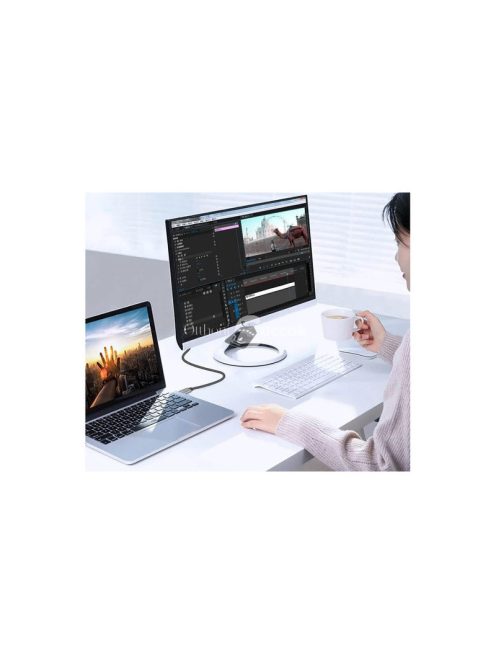 Kijelzőport USB-C 1.4 videó hang USB-C 8K 4K 2K kábel 1.8m