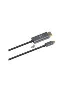 Kijelzőport USB-C 1.4 videó hang USB-C 8K 4K 2K kábel 1.8m
