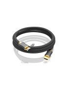 HDMI 2.1 videó kábel Ultra High Speed 8K 60Hz 4K 120Hz HQ arany 2m