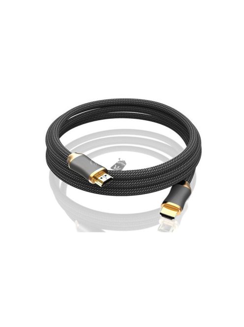 HDMI 2.1 videó kábel Ultra High Speed 8K 60Hz 4K 120Hz HQ arany 2m