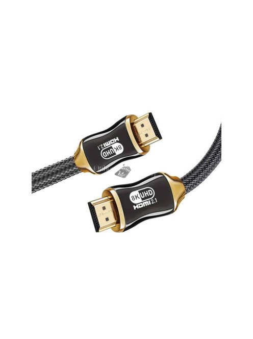 HDMI 2.1 videó kábel Ultra High Speed 8K 60Hz 4K 120Hz HQ arany 2m
