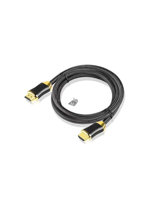 HDMI 2.1 videó kábel Ultra High Speed 8K 60Hz 4K 120Hz HQ arany 1.5m