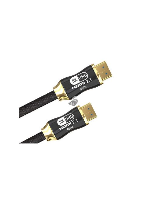 HDMI 2.1 videó kábel Ultra High Speed 8K 60Hz 4K 120Hz HQ arany 1.5m