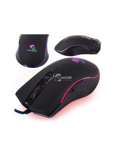   Kábeles optikai egér laptopra, RGB játékegér - Optikai egér laptopra, RGB játékegér