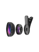 Okostelefon lencse 2 az 1-ben 0.45x 12.5x makró klip-on kamera