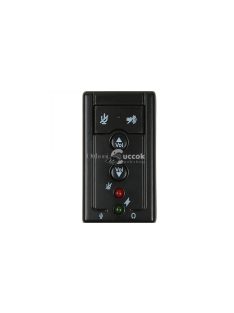 Hangkártya USB 7.1 mikrofon fejhallgató csatlakozóval