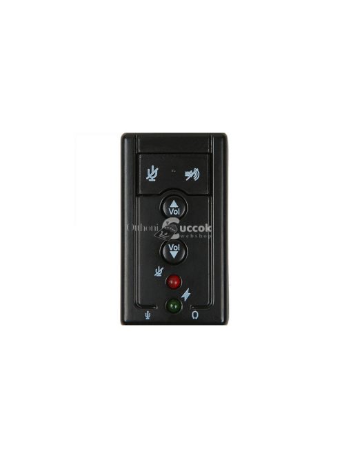 Hangkártya USB 7.1 mikrofon fejhallgató csatlakozóval