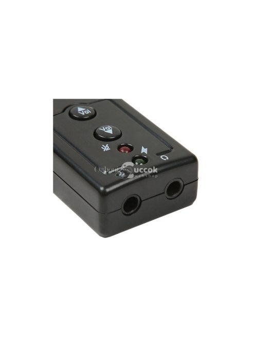 Hangkártya USB 7.1 mikrofon fejhallgató csatlakozóval