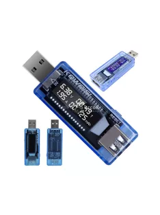  USB töltőárammérő és feszültségmérő - digitális voltmérő és ampermérő