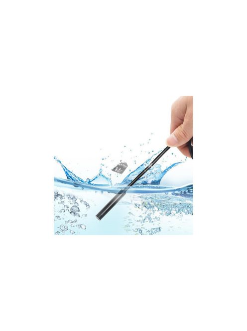 Vizsgálókamera Androidhoz és PC-hez USB csatlakozással, 10m hosszú vezetékkel és LED világítással