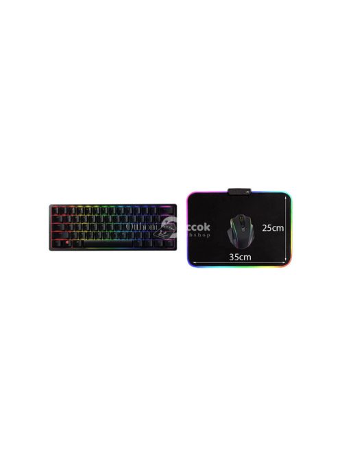 LED játékeszköz egérpad 35x25