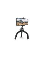 Rugalmas telefon tartó állvány - selfie bot, okostelefon tartó, tripod stand, telefon rögzítő, flexibilis telefon tartó