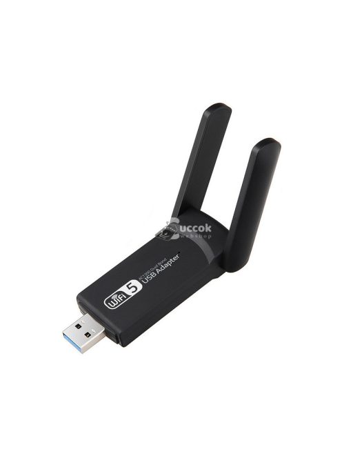 Wi-fi hálózati adapter USB 3.0 1300Mbps dual - Gyors internet csatlakozás minden eszközön.