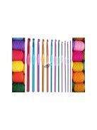 Lyukasztó ütőkészlet 12 darabos, 2 - 8 mm-es lyukasztókkal