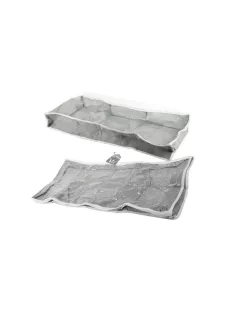   Tárolódoboz ruhás szekrény rendszerező cipőhöz és ágyneműhöz - nagy méret, cipzárral