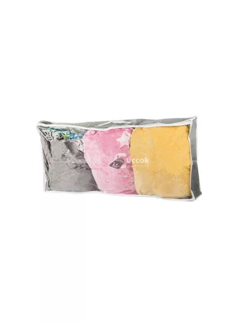 Tárolódoboz ruhás szekrény rendszerező cipőhöz és ágyneműhöz - nagy méret, cipzárral