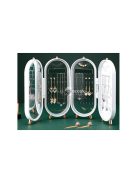 Ékszer tároló doboz tükörrel és kijelzővel