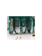 Ékszer tároló doboz tükörrel és kijelzővel